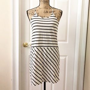 LOFT summer striped dress size xtra small